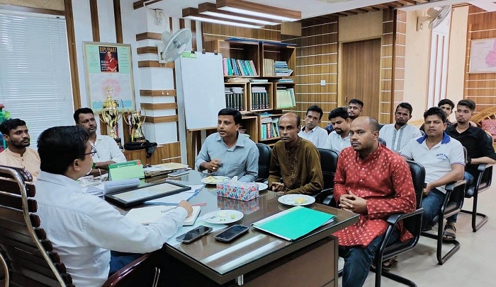 শান্তিগঞ্জ প্রেসক্লাব নেতৃবৃন্দের সাথে নবাগত ইউএনও&rsquo;র মতবিনিময়
