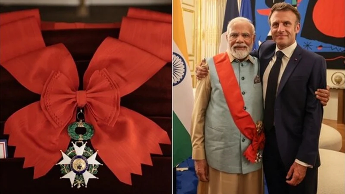 ফ্রান্সের সর্বোচ্চ সম্মান পেলেন মোদি