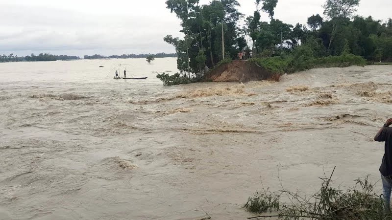 হবিগঞ্জের খোয়াই নদীর পানি কমছে, জনমনে কিছুটা স্বস্তি