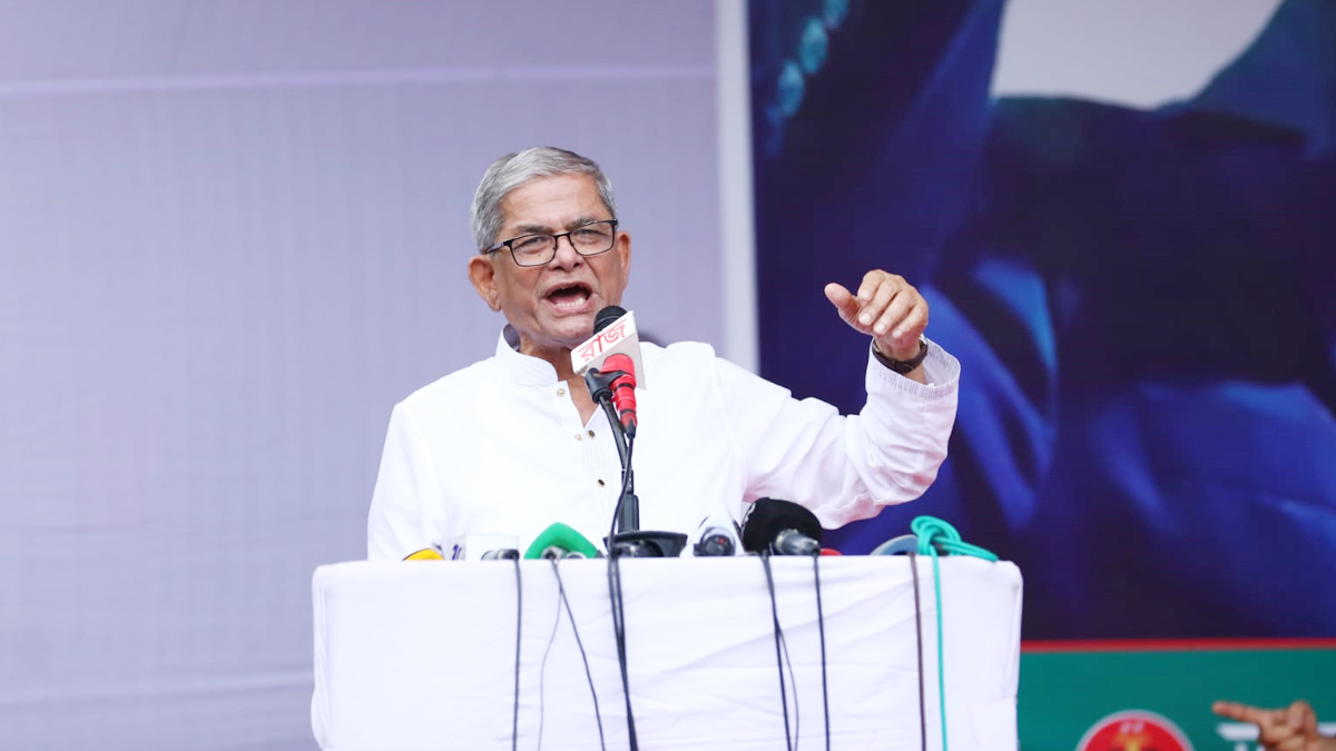 আওয়ামী লীগের অধীনে সুষ্ঠু নির্বাচন হয় না : মির্জা ফখরুল 