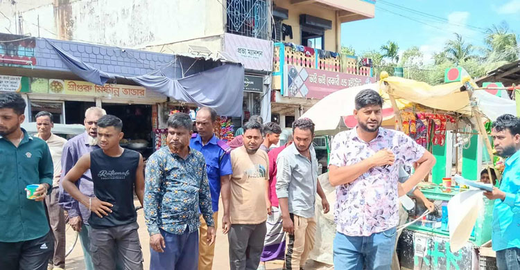 শ্রীমঙ্গলের সিন্দুরখান বাজারে সরকারি রাস্তার জায়গা অ বৈ ধ ভাবে দখল