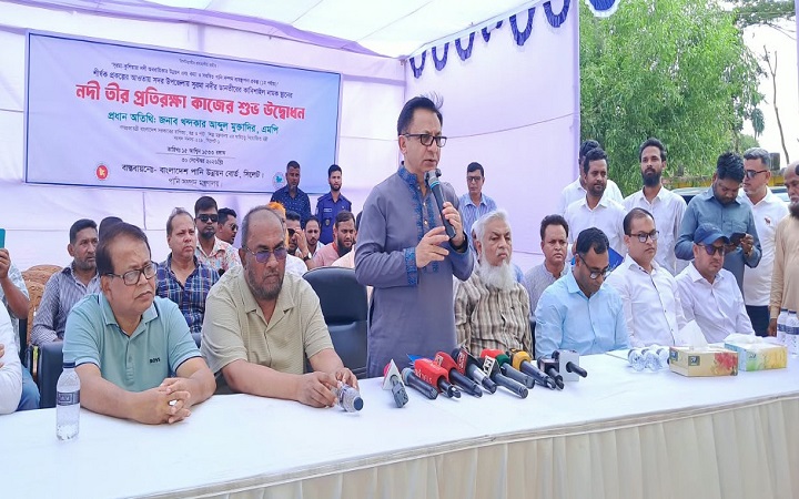 সুরমার ৫১ কিমি ড্রেজিং ও তীর প্রতিরক্ষা কাজ সমন্বিতভাবে হবে: মুক্তাদির