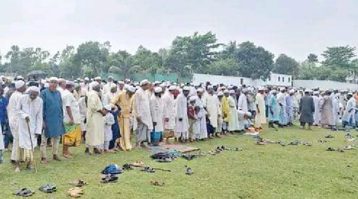 হবিগঞ্জের লাখাইয়ে বৃষ্টির জন্য ইস্তেস্কার নামাজ ও দোয়া অনুষ্ঠিত