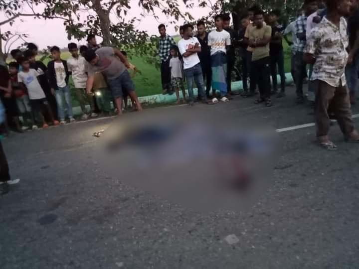জগন্নাথপুরে ট্রাকচাপায় যুবক নিহত