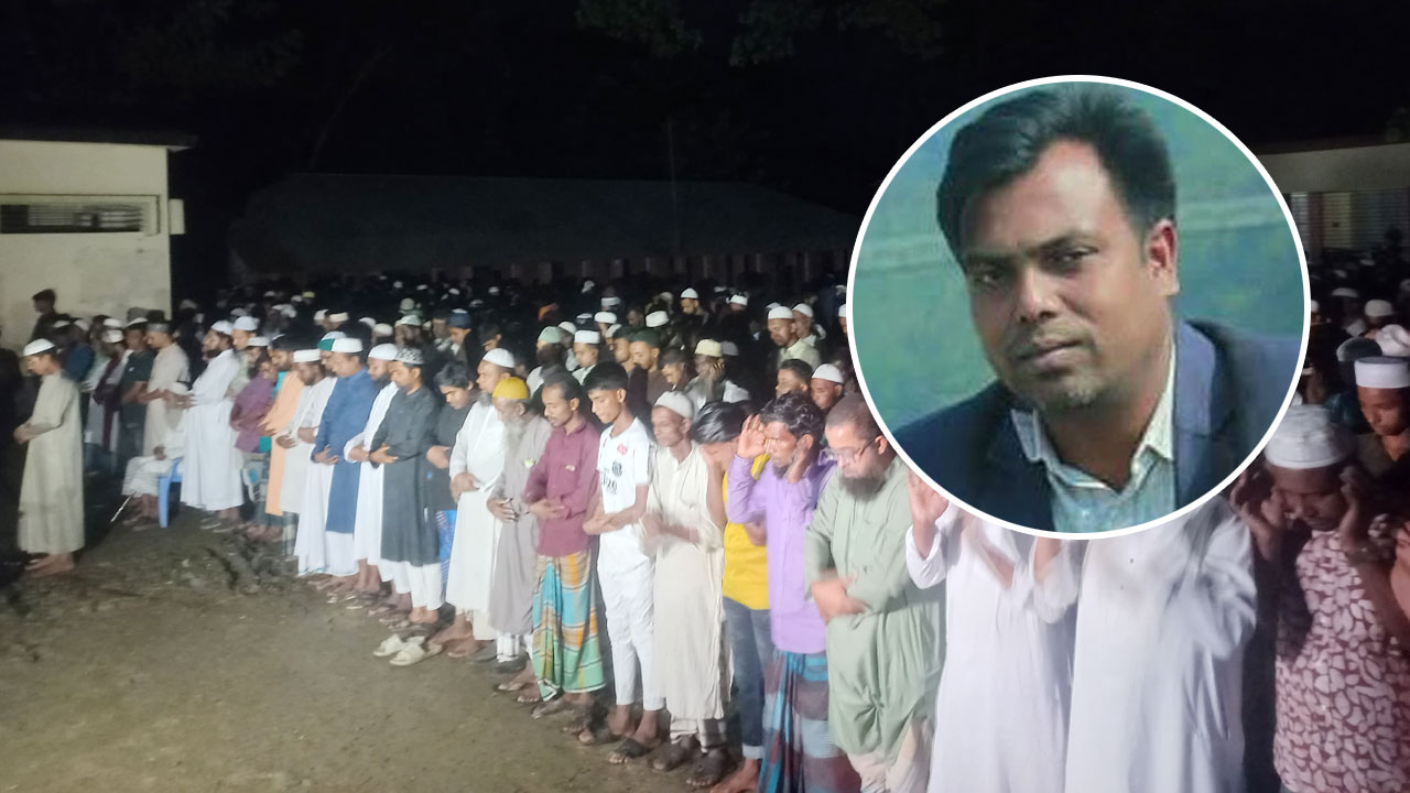 দাদার কবরের পাশে চিরনিদ্রায় শায়িত হলেন সাংবাদিক তুহিন