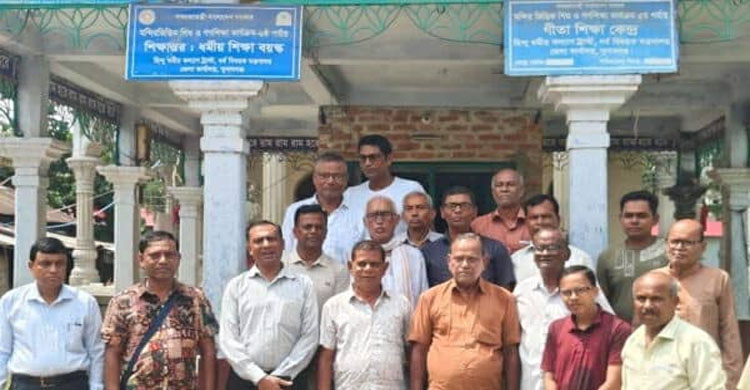জগন্নাথপুরে পূজা উদযাপন পরিষদের পরিচিতি ও প্রথম সভা অনুষ্ঠিত
