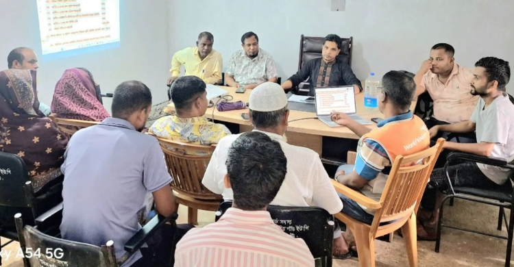 গোয়াইনঘাটে ওয়ার্ল্ড ভিশনের উদ্যোগে দুর্যোগ ব্যবস্থাপনা কমিটির বৈঠক