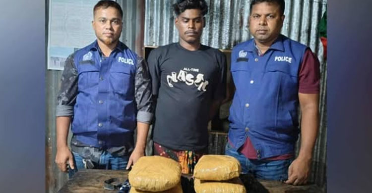 মাধবপুরে গাঁ জা সহ মা দ ক কারবারি গ্রে প্তা র ১