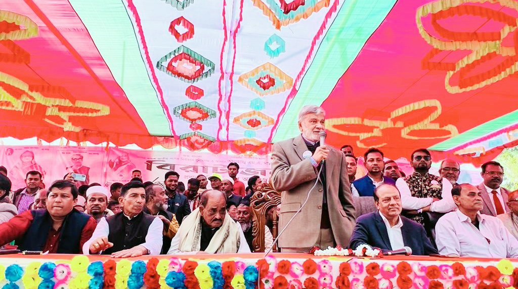&lsquo;অসমাপ্ত কাজ সমাপ্ত করতে নৌকায় ভোট দিন&rsquo;  