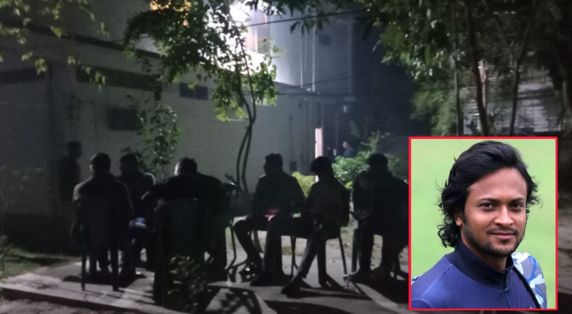 সাকিব আল হাসানের বাড়িতে পুলিশের পাহারা
