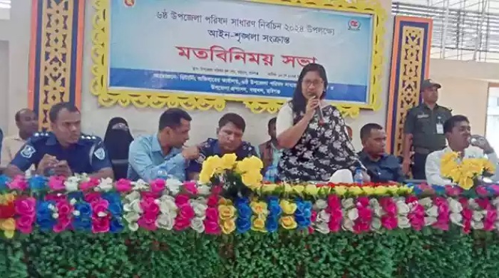 আমরা সকলে মিলে একটা ভাল নির্বাচন করতে চাই- বাহুবলে জেলা প্রশাসক