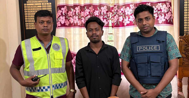 মাধবপুরে ৮ কেজি গাঁ জা সহ  মা*দক কারবারি গ্রে ফ তা র