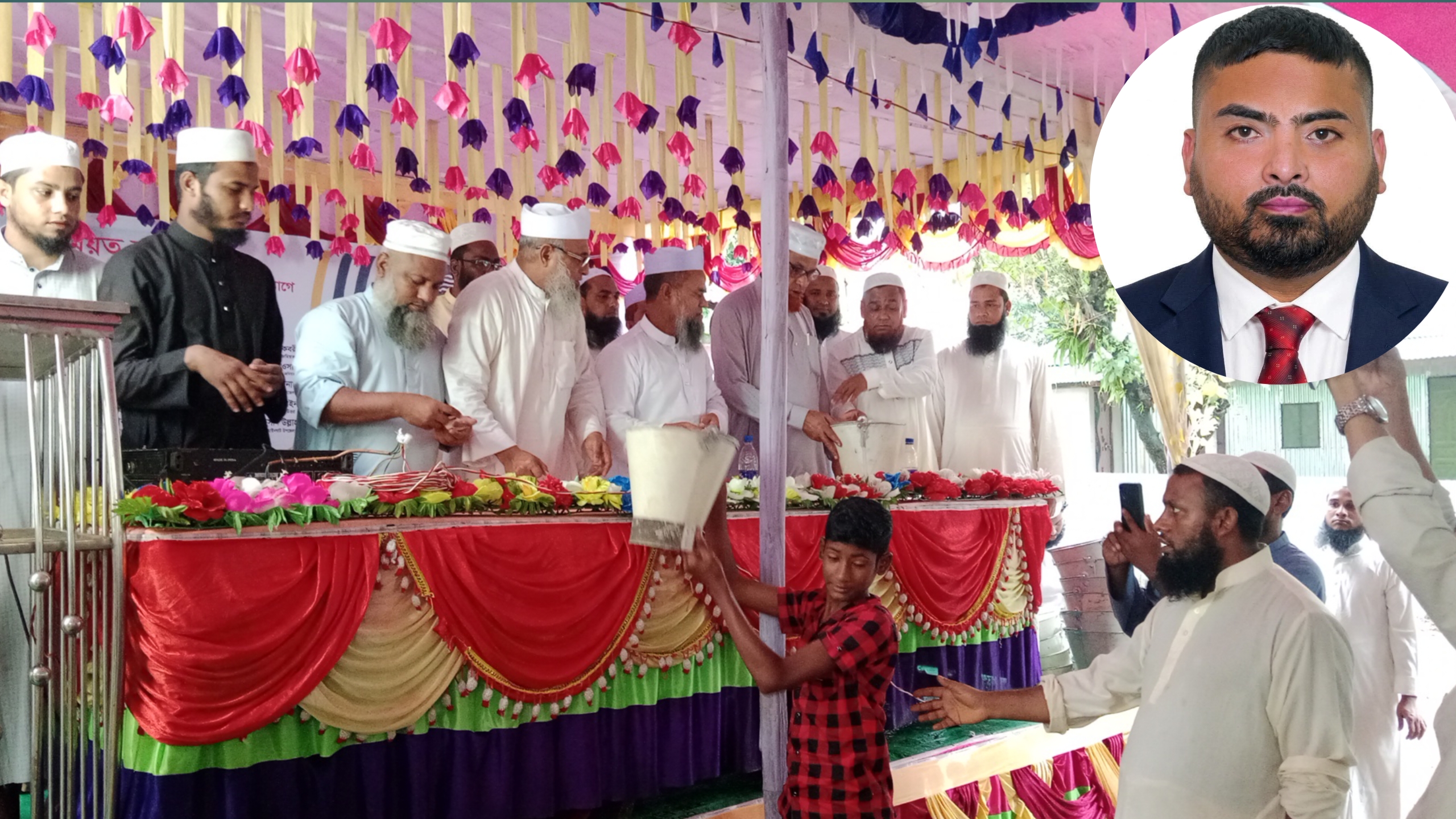 গোয়াইনঘাটে তিন শতাধিক শ্রমিকের পাশে মুস্তাফিজুর