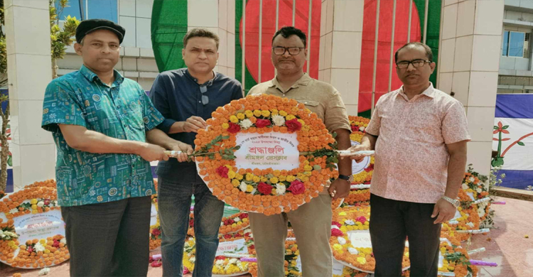 শ্রীমঙ্গল প্রেসক্লাবের মহান স্বাধীনতা ও জাতীয় শহিদ দিবসে শ্রদ্ধা নিবেদন