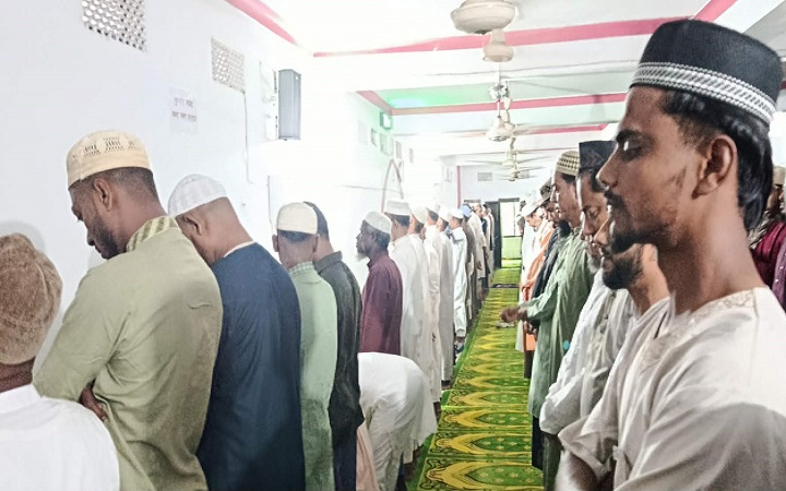 জগন্নাথপুরে  ঈদুল আজহার জামাত অনুষ্ঠিত