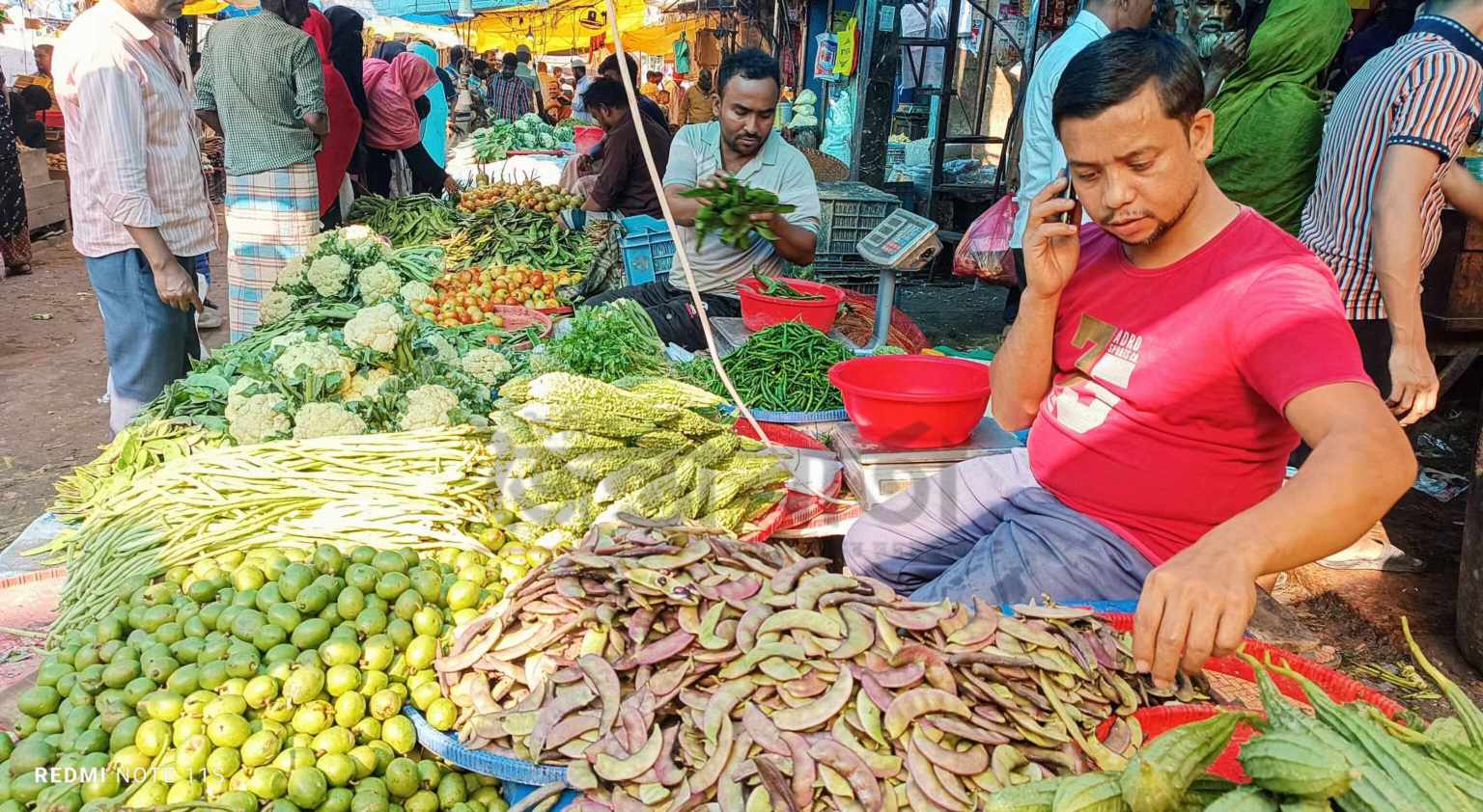 মাধবপুরে নানা অজুহাতে কমছে না সবজির দাম