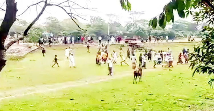 শান্তিগঞ্জে দু&rsquo;পক্ষের সং ঘ র্ষে ১৫ জন আ হ ত 