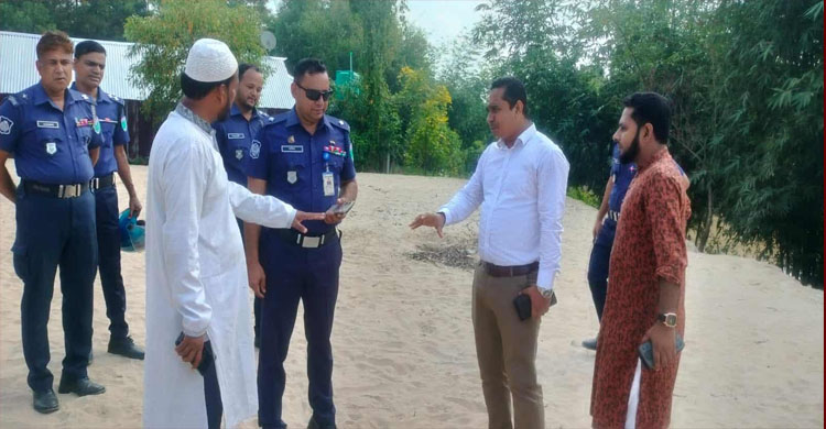 মাধবপুরে নদীতে অবৈধ বালু উত্তোলন রোধে প্রশাসনের অ ভি যা ন, থানায় মামলা