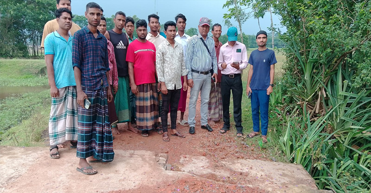 জৈন্তা বার্তায় সংবাদ প্রকাশ: বিশ্বনাথের সেই কালভার্ট পরিদর্শনে প্রকৌশল কর্মকর্তা