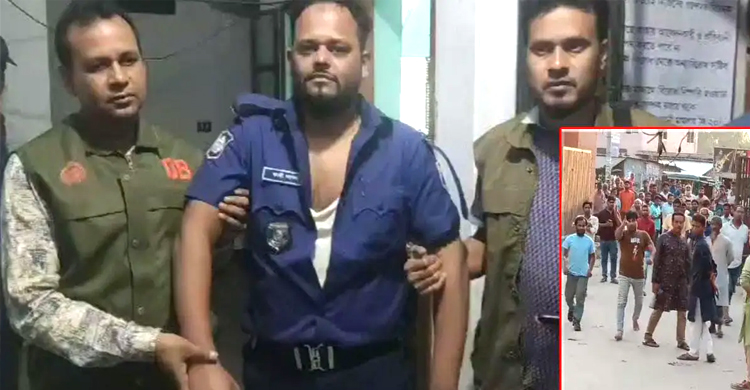 জয়পুরহাটে বি এন পি নেতার নেতৃত্বে থানায় হা ম লা, পু লি শ সহ আ হ ত ৬