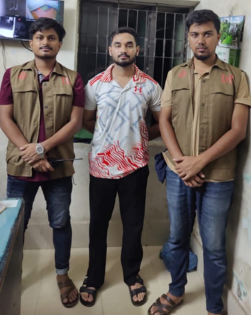 নবীগঞ্জে  সাইবার মা/মলার প/লাতক আ/সামি গ্রে/ফতার