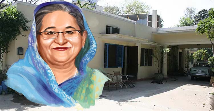 দিল্লির লুটিয়েনস বাংলোয় আছেন শেখ হাসিনা