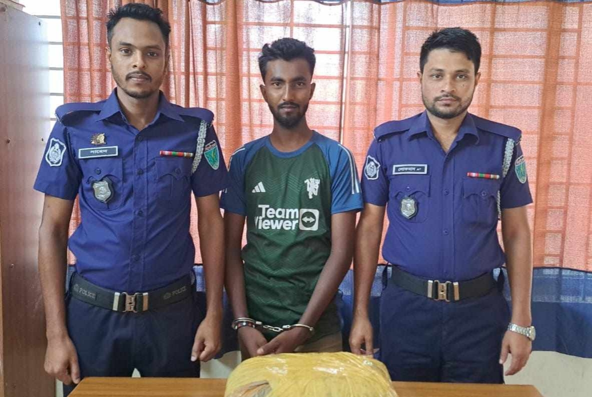 মাধবপুরে ৪ কেজি গাঁ জা সহ গ্রে ফ তার ১