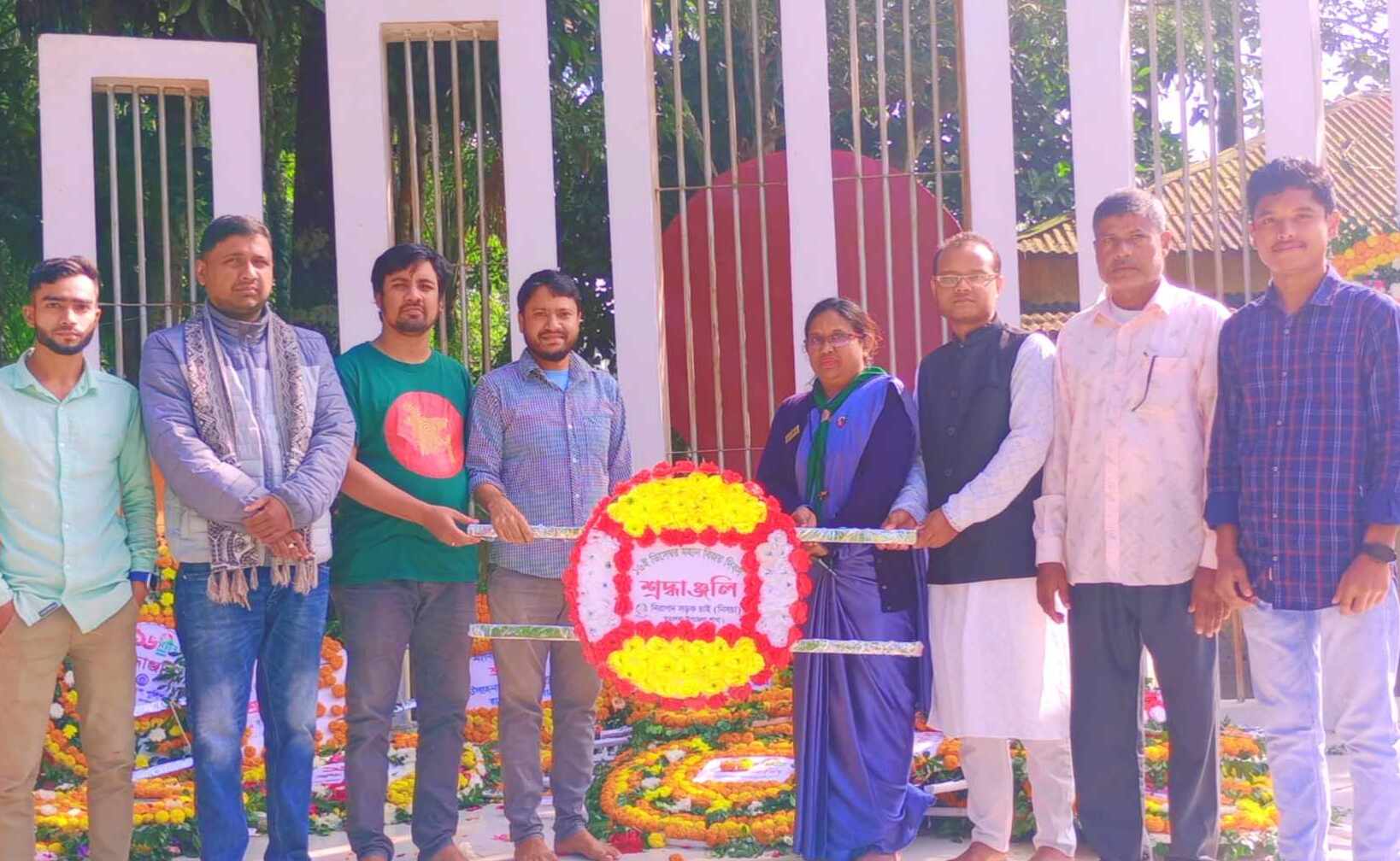 মহান বিজয় দিবসে শহীদদের প্রতি নিসচা বড়লেখা উপজেলা শাখার শ্রদ্ধা নিবেদন