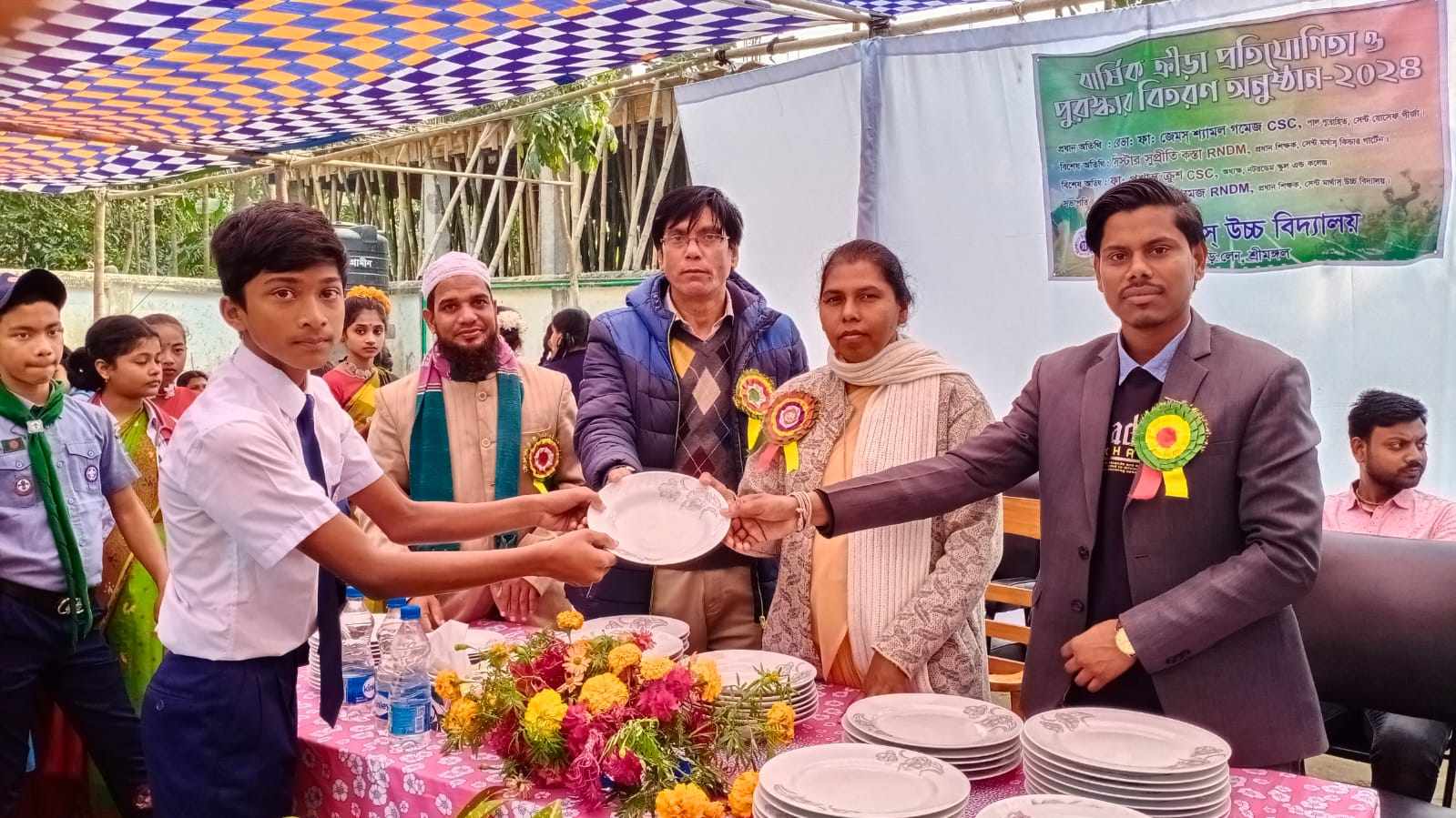 শ্রীমঙ্গলের সেন্ট মার্থাস উচ্চ বিদ্যালয়ের বার্ষিক ক্রীড়া প্রতিযোগিতা ও পুরস্কার বিতরণী অনুষ্ঠিত