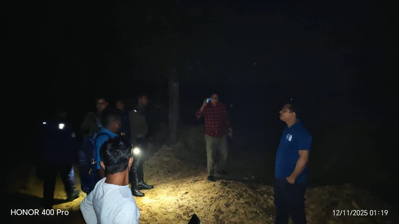 মাধবপুরে বালুখে*কোদের ধ*রতে রাতের আঁধারে অ*ভিযান