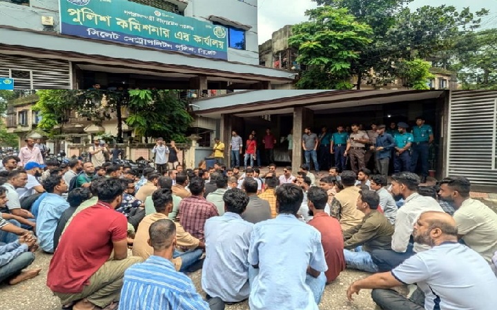 ঝটিকা মিছিল নিয়ে উত্তাল সিলেট, পুলিশের নিষ্ক্রিয়তার অ*ভিযোগ ছাত্রদলের