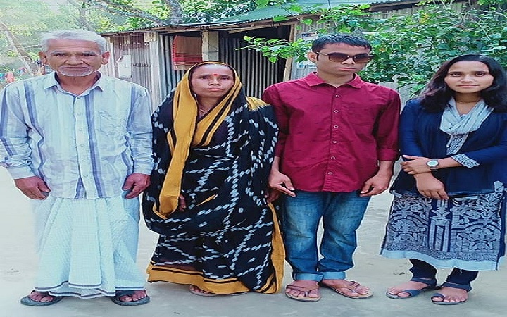 স্বপ্নপূরণের পথে এগিয়ে যাচ্ছেন দৃষ্টিপ্রতিবন্ধী চয়ন