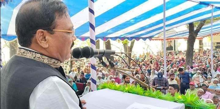 তাহিরপুরে ভাতা ভোগীদের সাথে এমপি রতনের মতবিনিময়