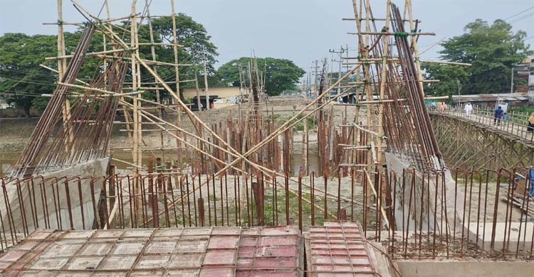 জগন্নাথপুরে সেতু নির্মাণে মেয়াদ দুই দফা বাড়িয়েও কাজ শেষ হয়নি
