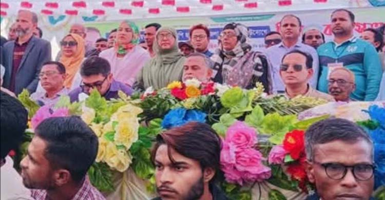 শেখ হাসিনার বাংলায় ফেরার সুযোগ নেই: তাহিরপুরে জাহিদ হোসেন 