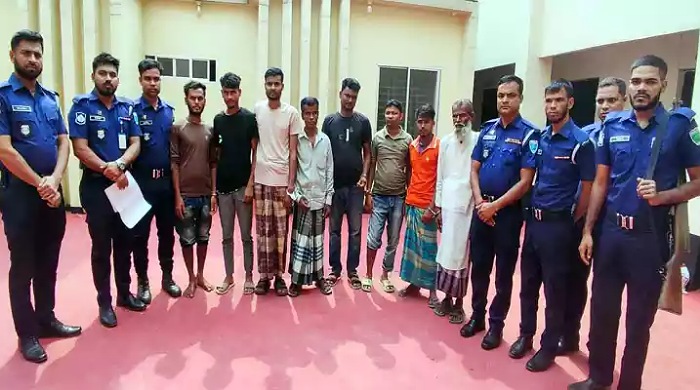 নবীগঞ্জে বিভিন্ন স্থানে পুলিশ অভিযানে ৮ জন গ্রেফতার 
