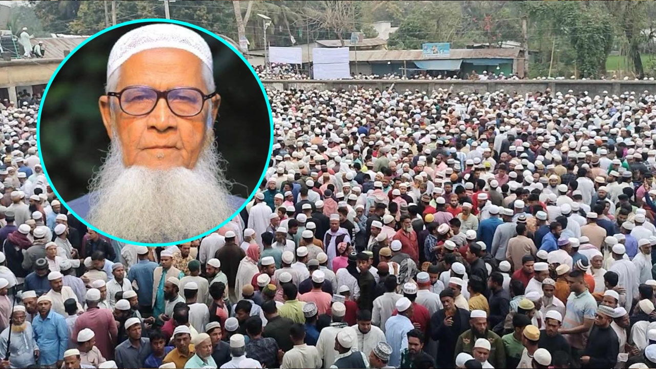মা-বাবার কবরের পাশে চিরনিদ্রায় শায়িত মাওলানা লুৎফুর রহমান