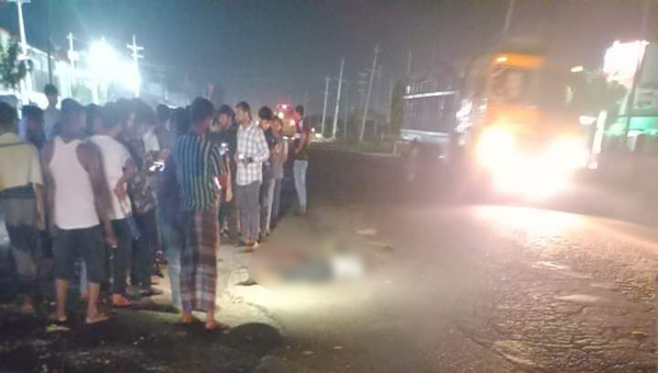 ঢাকা-সিলেট মহাসড়কের মাধবপুরে সড়ক দুর্ঘটনা: নিহত -১