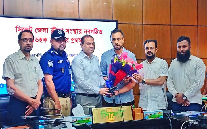 সিলেট জেলা ক্রীড়া সংস্থার এ্যাডহক কমিটির প্রথম সভা অনুষ্ঠিত