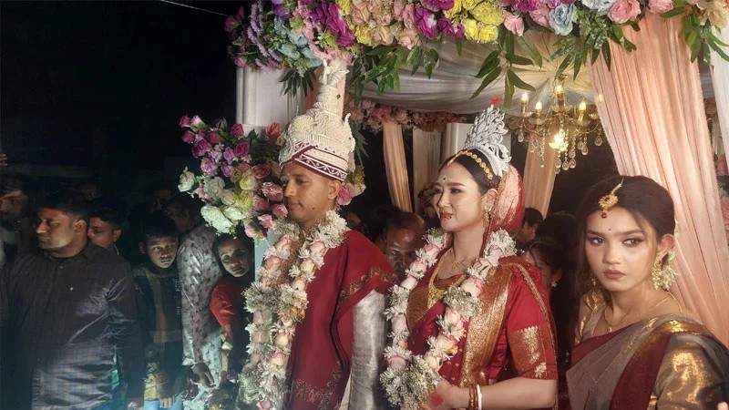 মৌলভীবাজারের যুবককে বিয়ে করলেন চীনের মেয়ে
