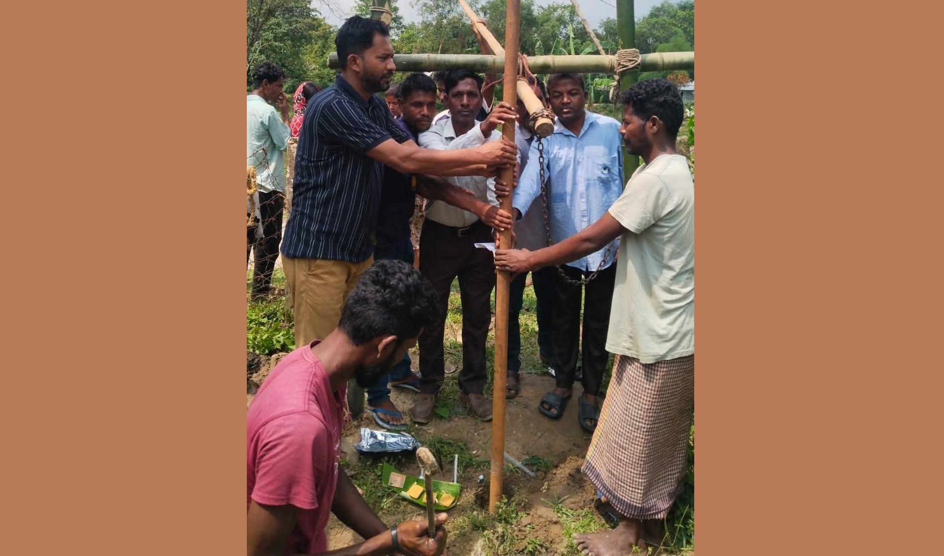 চুনারুঘাটের চা-বাগানে এমপি ফয়সলের নেতৃত্বে চলছে উন্নয়ন কাজ