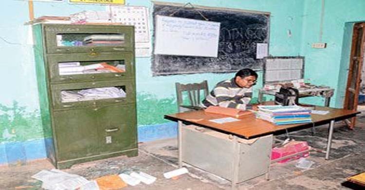 জগন্নাথপুরে বিদ্যালয়ের ফ্যান-রাউটার-ল্যাপটপসহ নানা জিনিসপত্র চু রি