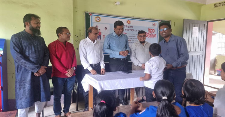 কুলাউড়ায় টাইফয়েড টিকাদান ক্যাম্পেইন শুরু