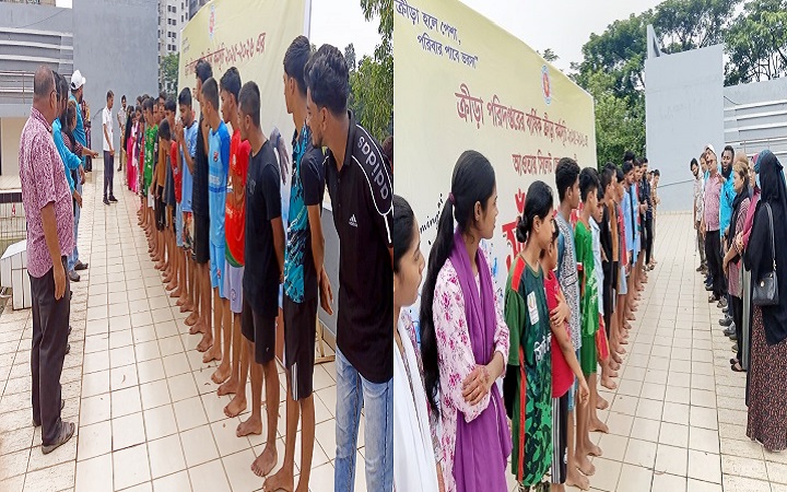 সিলেটে মাসব্যাপী অনূর্ধ্ব-১৫ সাঁতার প্রশিক্ষণের উদ্বোধন