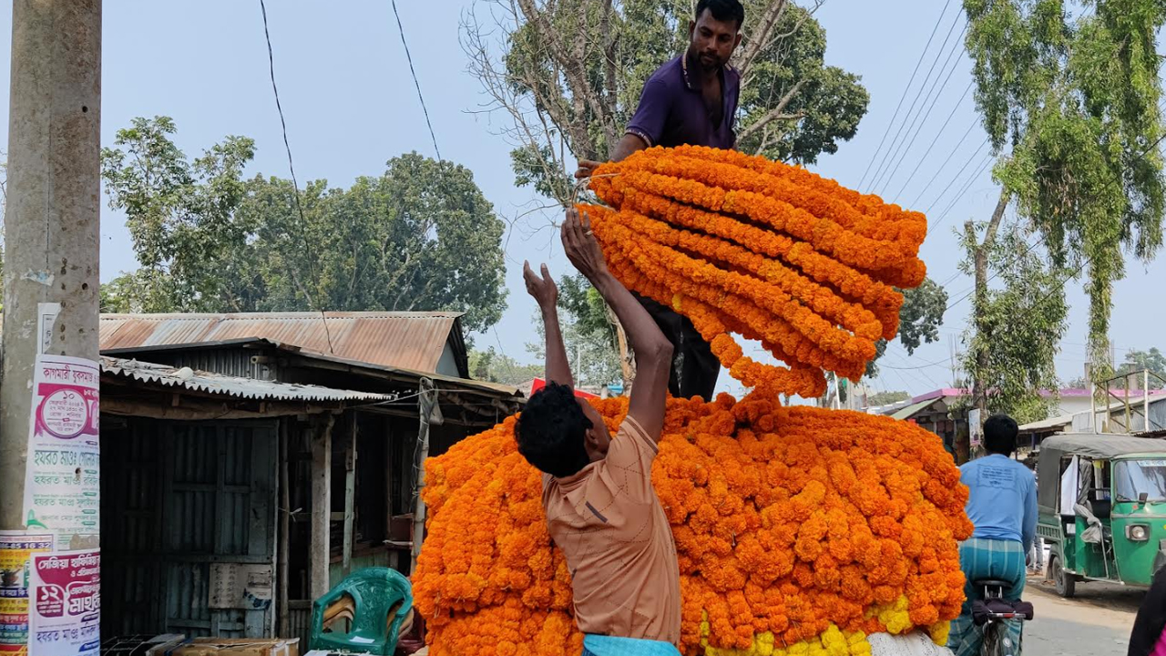 তিন দিবসে ২শ কোটি টাকার ফুল বিক্রির আশা