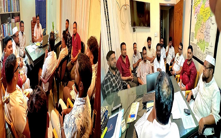 গোলাপগঞ্জ প্রেসক্লাবের নবনির্বাচিত কমিটির সঙ্গে ওসির মতবিনিময়