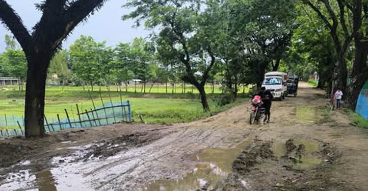 কৈতক-হায়দরপুর সড়ক বেহাল : দু র্ভো গ পোহাচ্ছেন লক্ষাধিক মানুষ