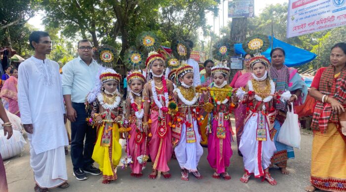 রাখাল নৃত্যের মধ্য দিয়ে শুরু মহারাসলীলা