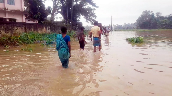 খোয়াই নদীতে কমলেও বাড়ছে কুশিয়ারার পানি