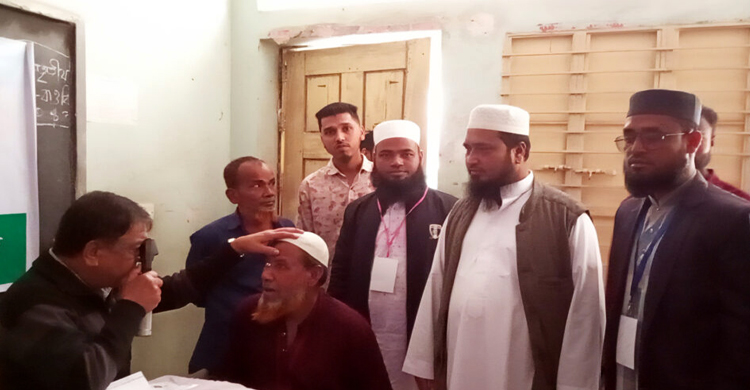 কমলগঞ্জ দিনব্যাপী ফ্রি চক্ষু শিবির অনুষ্ঠিত